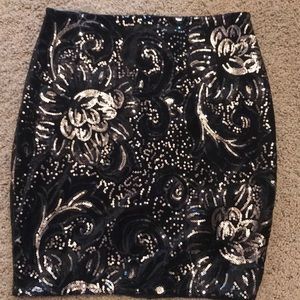 Sequin skirt